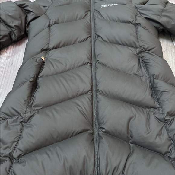 Marmot Women's Black Montreaux 700 Down Parka Jacket Black Large $350 - Picture 7 of 12